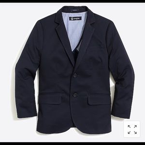 Crew cut boys suit, navy blue